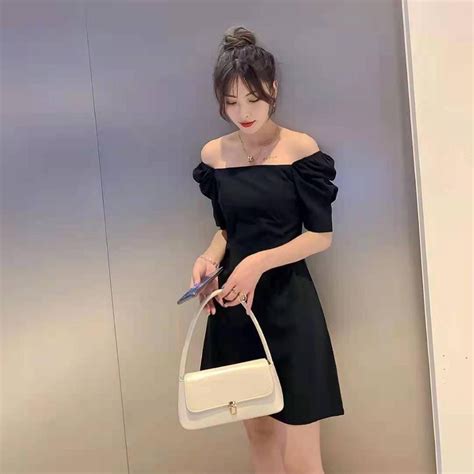 Jual IOS SHOP WILONA MINI DRESS MOSCREPE WANITA KOREAN STYLE IMPOR OOTD