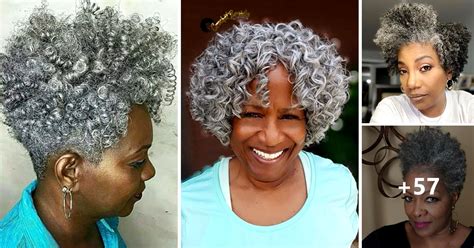 Brancos Com Cabelo Crespo - 60 Cortes Para Mulheres de Cabelo Crespo Grisalho ou Branco