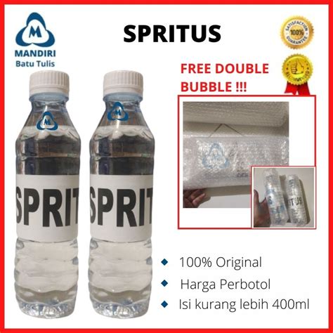 Jual Spirtus Bening Spiritus Cairan Spritus Bakar 400ml Shopee