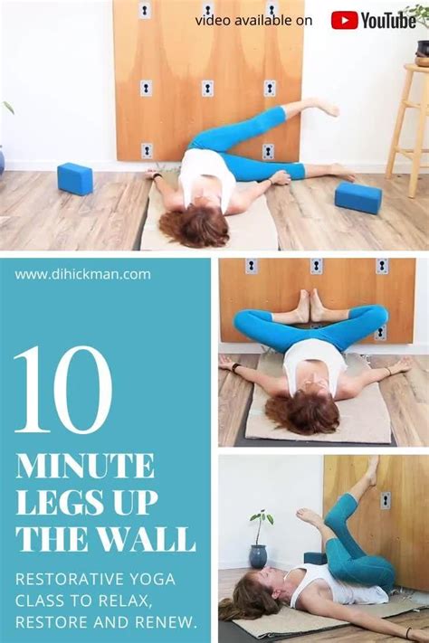 10 Minute Legs Up The Wall Yoga Restorative Yoga Viparita Karani