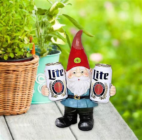 Mini Drunk Gnome Statue Dwarfs Resin Outdoor Garden Etsy