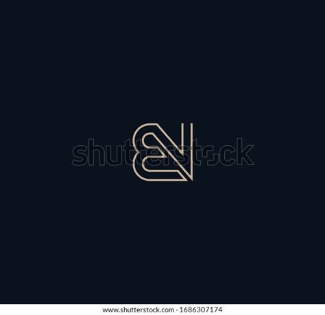 Bn Nb Logo Icon Designs Stock Vector Royalty Free