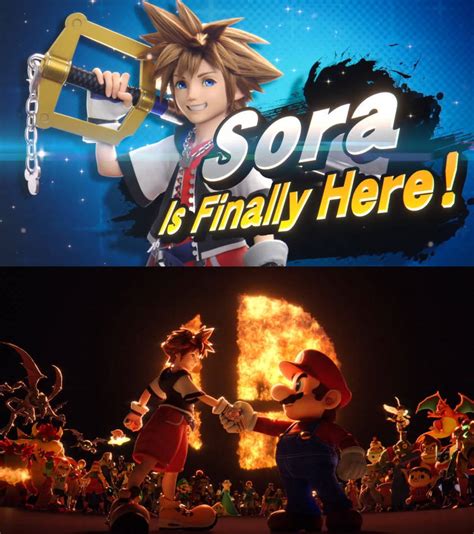 Super Smash Bros Ultimate Sora Is Finally Here By Kesslerstormblade