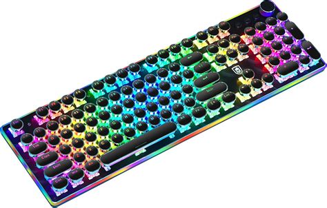 Kolmax Hunter Typewriter Style Mechanical Gaming Keyboardrgb Backlit