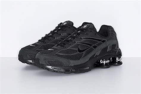 O Acheter Les Supreme X Nike Shox Ride Black Au Meilleur Prix