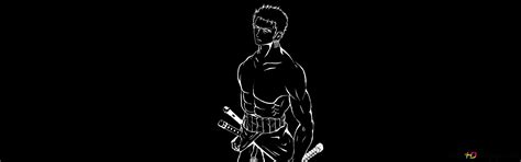 Roronoa Zoro One Piece / Black Dark 4K wallpaper download