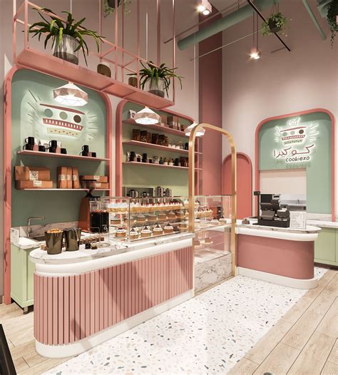 Cookies Shop on Behance | Store design interior, Cafe interior design ... 