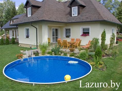 Каркасный круглый бассейн Azuro De Luxe Mountfield 402 DL минск купить