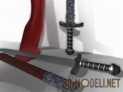 3D модель – Русский меч