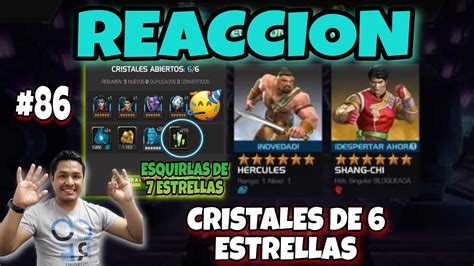 Cristales De 6 Estrellas 86 🥳 Esquirlas De 7 Estrellas Marvel Contest Of Champions Youtube