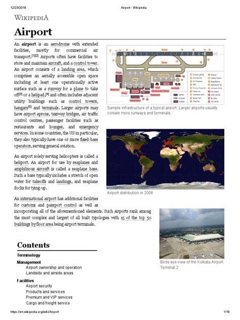 Airport - Wikipedia | PDF | Airport | Air Traffic Control