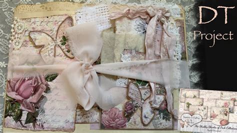 DT Project For Happiness In Crafting Altered File Folder Shabby Chic