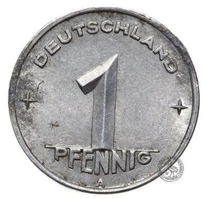 Niemcy Ddr Moneta Pfennig A Oficjalne