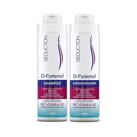 Kit Shampoo E Condicionador D Pantenol 800ml Seduction