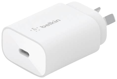 Belkin BoostUp 25W PPS USB C PD Wall Charger WCA004AUWH