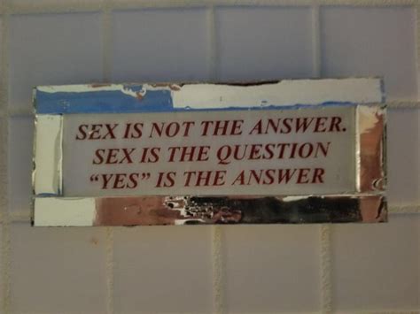 Sex Is Not The Answer R Funny