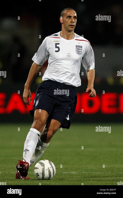 Rio Ferdinand England Manchester United Fc Ramat Gan Stadium Tel Aviv