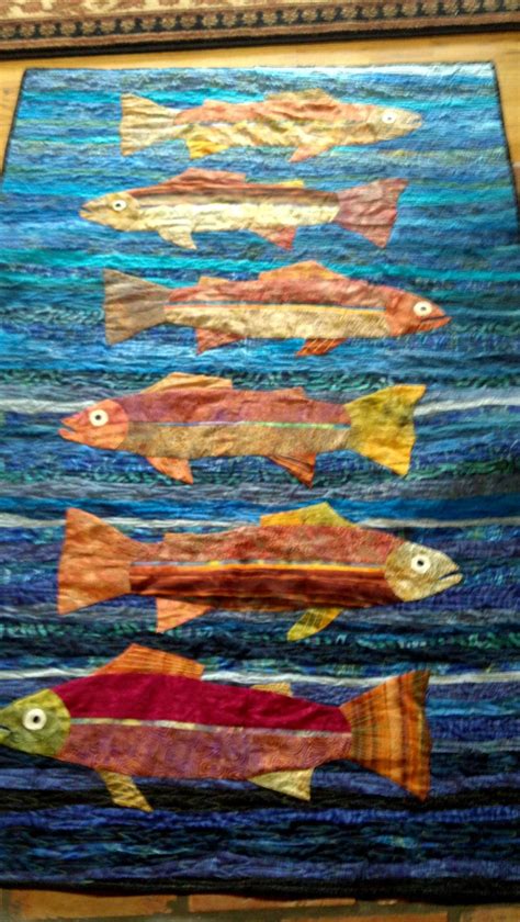 Pin By Lisa Post On Trout Fishing Trout Trout Fishing Quilts