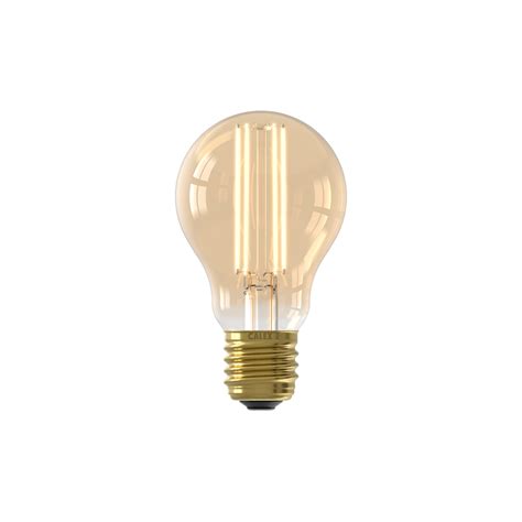 Led Filament Gls Lamppu 220 240v 45w 470lm E27 A60 Kulta 2100k Himmennettävä 1101006500 Sessak