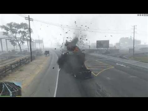 Grand Theft Auto V Phantom Wedge Running From Cops And Destroying The