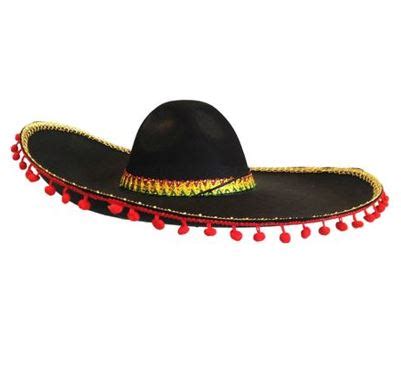 Mexican sombrero – black – Code: 4501 – Scalliwags Costume Hire