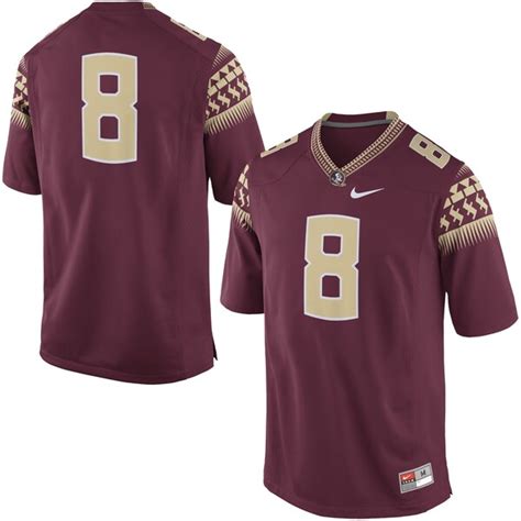 #8 Florida State Seminoles Nike Game Replica Football Jersey - Garnet ...