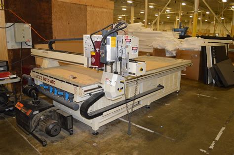 AXYZ 4010 ATC 4 X 10 CNC Router W Tangential Knife Head The