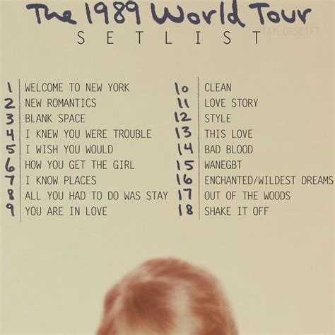 Cory Cook Rumor: Taylor Swift 1989 Album Songs List