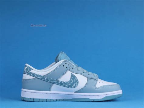 Nike Dunk Low Blue Paisley Dh Sky Blue White Sneakers