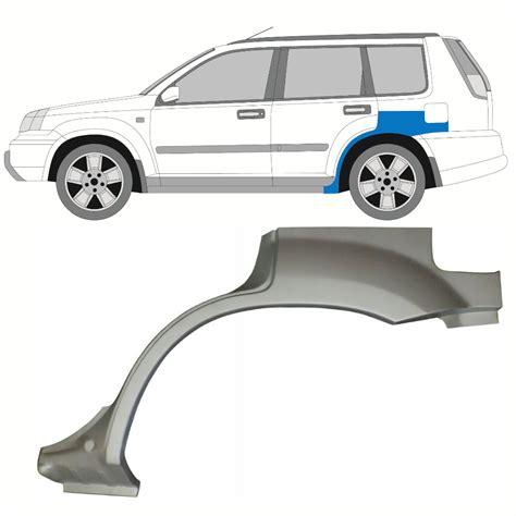 Radlauf Reparaturblech Links Nissan X Trail