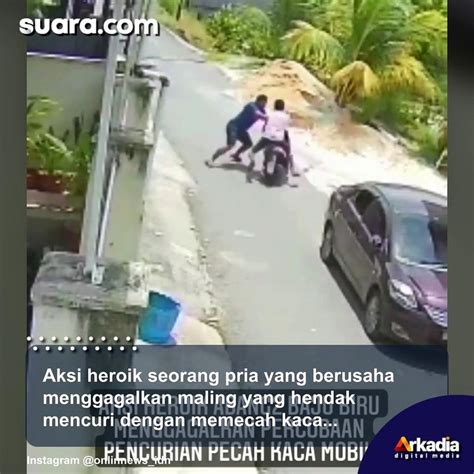 Viral Aksi Heroik Pria Gagalkan Pencurian Pecah Kaca Mobil Pencuri