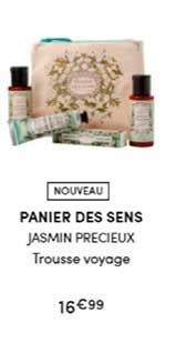 Promo Panier Des Sens Jasmin Pr Cieux Trousse Voyage Chez Marionnaud