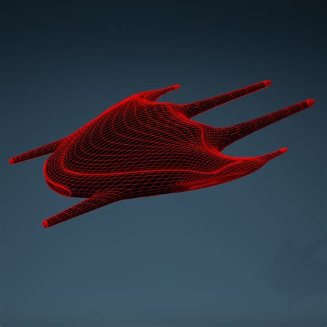 Alien Spaceship 3D Model | FlatPyramid