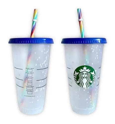 Vaso Starbucks Confeti 2021 Venti 700 Ml Cambia De Color Meses Sin