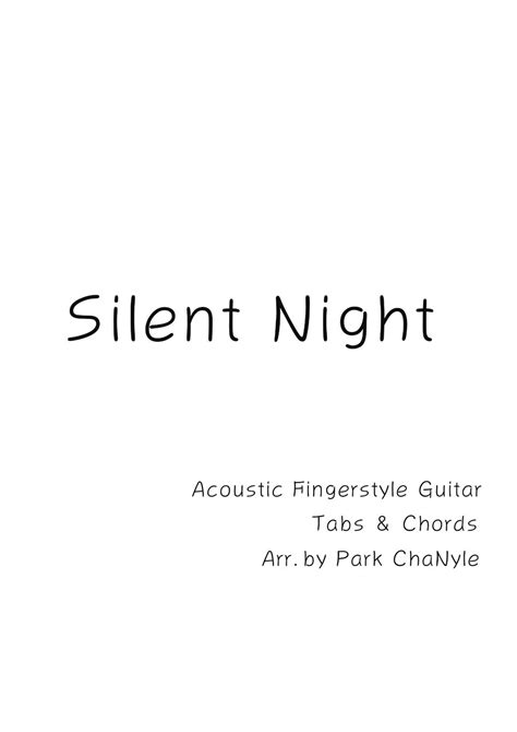 Franz Xaver Gruber Silent Night Easy Fingerstyle Guitar Tab