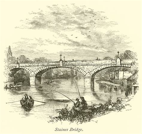 Staines Bridge stock image | Look and Learn