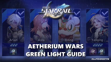 Honkai Star Rail Aetherium Wars Green Light Guide