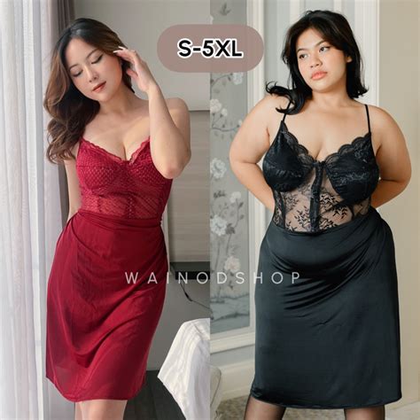 Jual Zoey Cup S Xl Lingerie Dress Wainod X Pluffys Shopee Indonesia