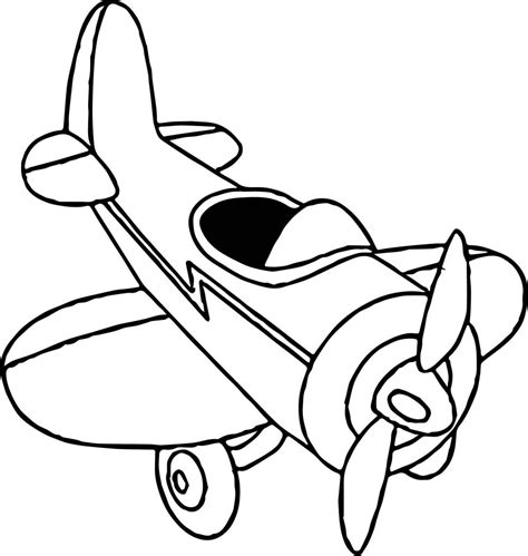 Airplane Toy Coloring Page - Wecoloringpage.com