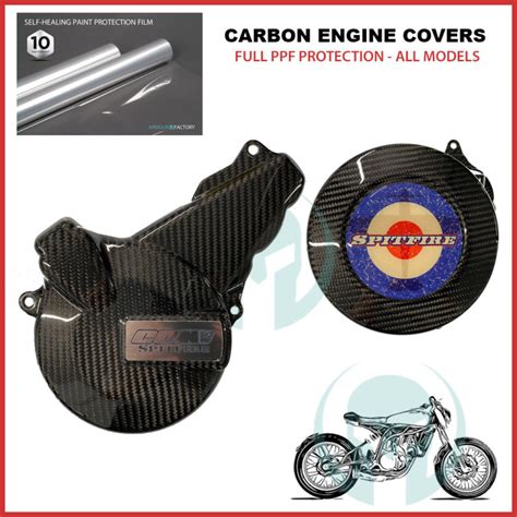 Armourfactory Ccm Spitfire Carbon Engine Cover Protection Kit