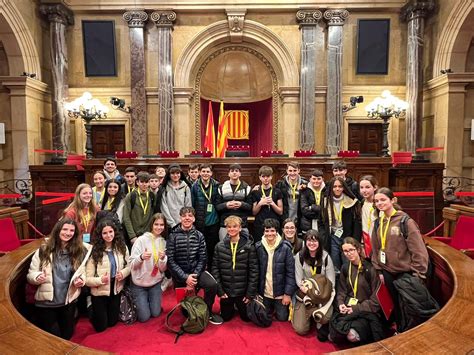 Els Alumnes De 3r DESO Visiten El Parlament De Catalunya Escola