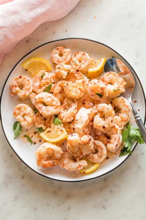 Red Argentine Shrimp And The Best Pan Sauce Nourish And Fete