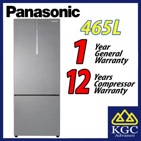 Free Shipping Panasonic 465L 2 Door Fridge Bottom Freezer Inverter