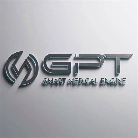 Logo Design For Smart Medical Engine Gpt Symbol In Moderate Blue For Medical Dental Industry