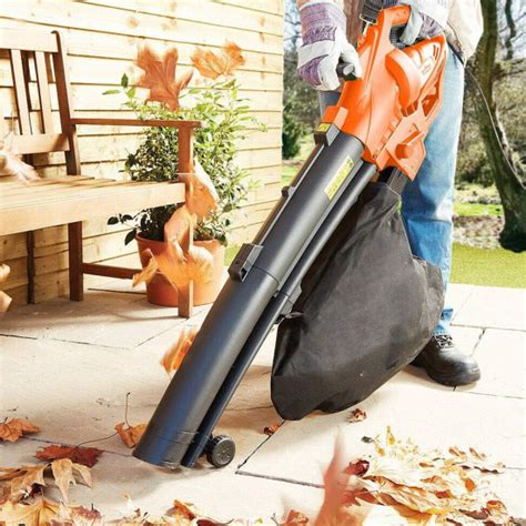 Heavy Duty 3200W Electric Garden Leaf Blower Grass Hedge Hoover