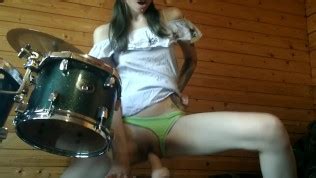 Dildo Riding On Drums Drummer Doesnt Know About It Free Porn Videos YouPorn