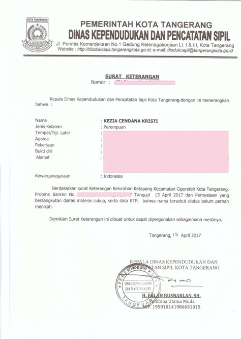 Contoh Surat Catatan Sipil Cara Dan Syarat Mengurus Akta Kematian Di