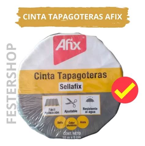 Cinta Tapa Goteras Afix Rollo Cm X M Meses Sin Intereses