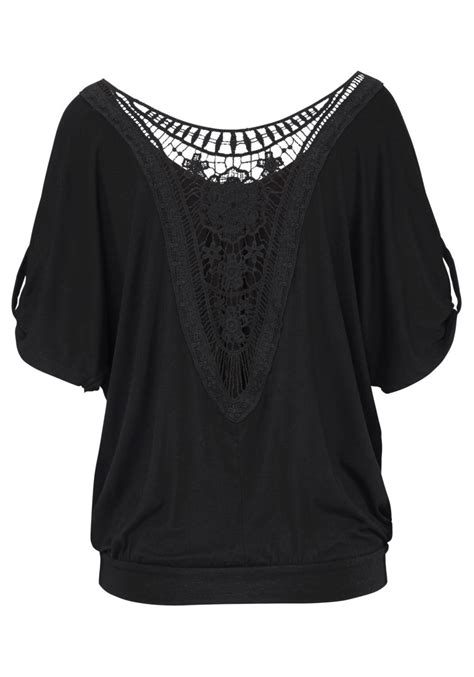 Summer Tops Womens Ladies Loose Casual Off Shoulder Sexy Lace T Shirt