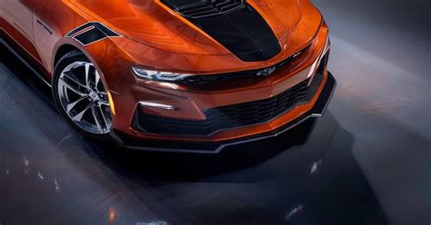 First Images Of The 2022 Chevy Camaro With New Vivid Orange Paint